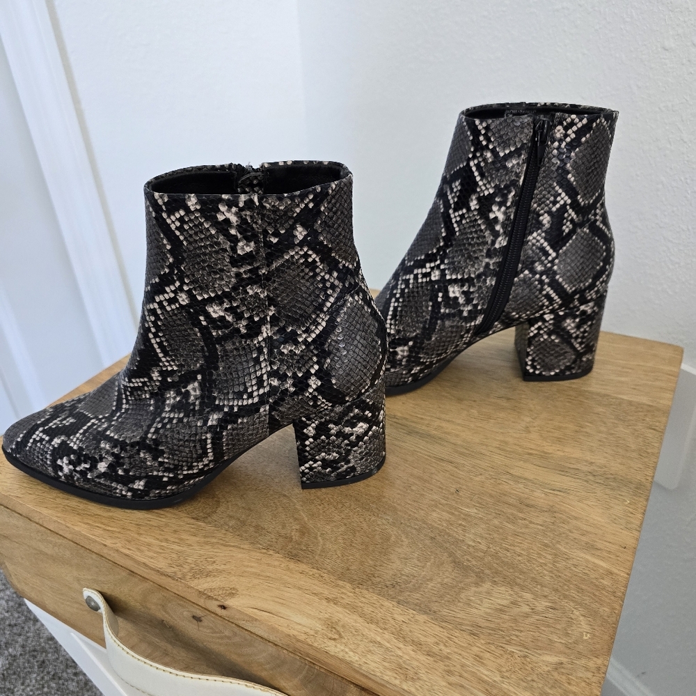 Madden Girl Boots Faux Snakeskin